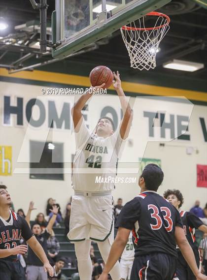 Thumbnail 1 in Dinuba vs. Selma (68th Annual Kingsburg Lions Club Tournament) photogallery.