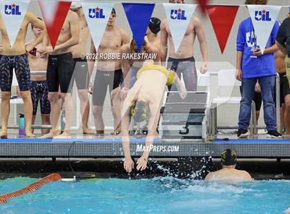 Thumbnail 3 in UIL 5A Boys Swimming & Diving State Prelims photogallery.