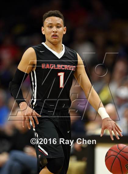 Thumbnail 2 in Eaglecrest vs. Overland (CHSAA 5A Final) photogallery.