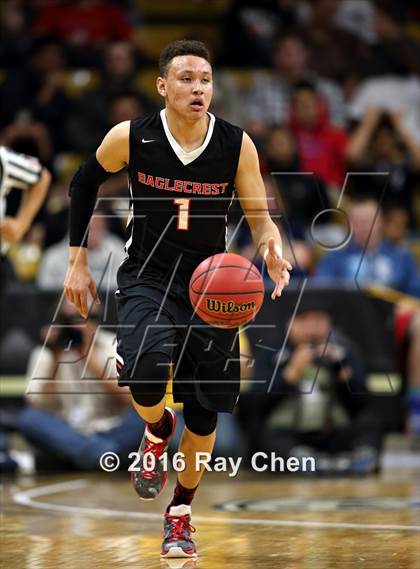 Thumbnail 2 in Eaglecrest vs. Overland (CHSAA 5A Final) photogallery.