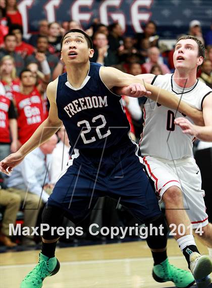 Thumbnail 1 in Freedom vs. Monte Vista (CIF NCS D1 Final) photogallery.