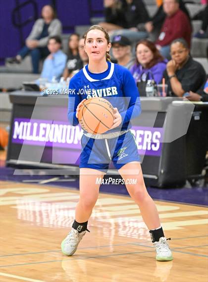 Thumbnail 3 in Millennium vs. Xavier College Prep (AIA OPEN Quarterfinal) photogallery.
