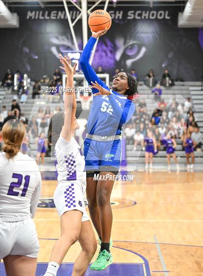 Thumbnail 2 in Millennium vs. Xavier College Prep (AIA OPEN Quarterfinal) photogallery.