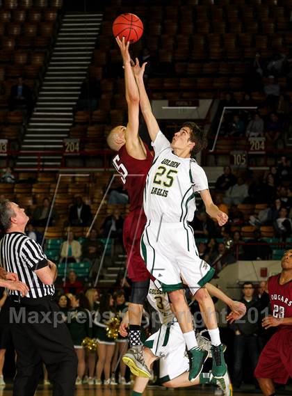 Thumbnail 1 in Mountain Vista vs. Cherokee Trail (CHSAA 5A Great 8) photogallery.