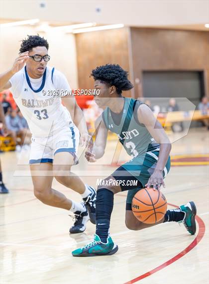 Thumbnail 1 in Baldwin vs William Floyd (Gary Charles Hoops Classic) photogallery.