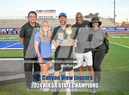 Thumbnail 2 in Canyon View vs Mountain Pointe (AIA 5A Division Finals - Awards) photogallery.