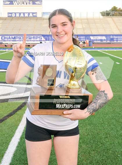 Thumbnail 2 in Canyon View vs Mountain Pointe (AIA 5A Division Finals - Awards) photogallery.