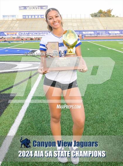 Thumbnail 2 in Canyon View vs Mountain Pointe (AIA 5A Division Finals - Awards) photogallery.