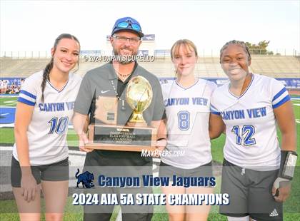 Thumbnail 2 in Canyon View vs Mountain Pointe (AIA 5A Division Finals - Awards) photogallery.