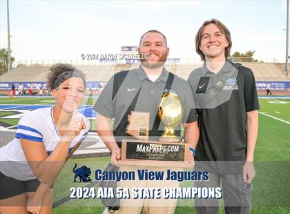 Thumbnail 2 in Canyon View vs Mountain Pointe (AIA 5A Division Finals - Awards) photogallery.