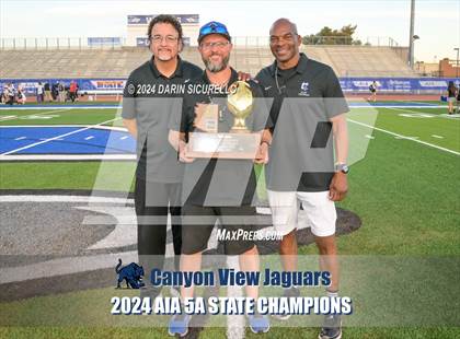 Thumbnail 2 in Canyon View vs Mountain Pointe (AIA 5A Division Finals - Awards) photogallery.