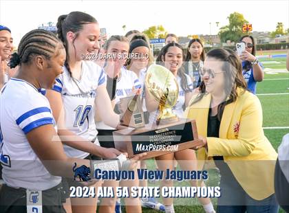 Thumbnail 1 in Canyon View vs Mountain Pointe (AIA 5A Division Finals - Awards) photogallery.