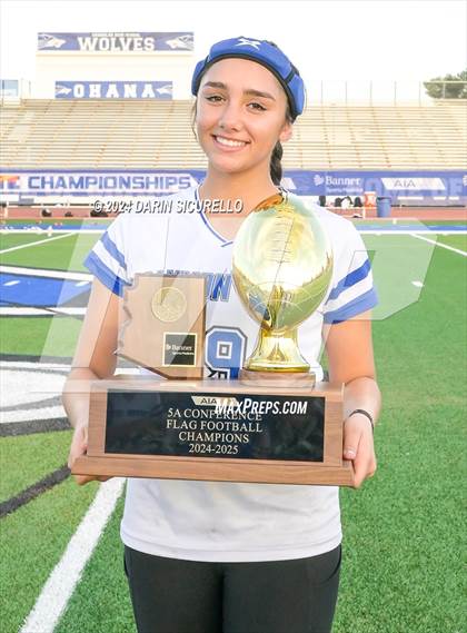Thumbnail 3 in Canyon View vs Mountain Pointe (AIA 5A Division Finals - Awards) photogallery.