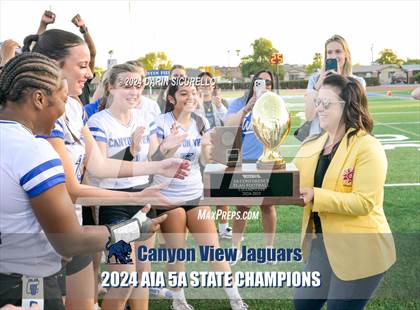 Thumbnail 2 in Canyon View vs Mountain Pointe (AIA 5A Division Finals - Awards) photogallery.
