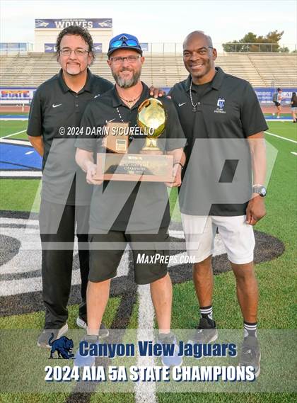 Thumbnail 1 in Canyon View vs Mountain Pointe (AIA 5A Division Finals - Awards) photogallery.