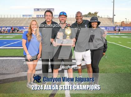 Thumbnail 3 in Canyon View vs Mountain Pointe (AIA 5A Division Finals - Awards) photogallery.