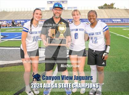 Thumbnail 3 in Canyon View vs Mountain Pointe (AIA 5A Division Finals - Awards) photogallery.