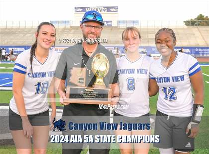 Thumbnail 1 in Canyon View vs Mountain Pointe (AIA 5A Division Finals - Awards) photogallery.