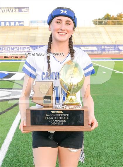 Thumbnail 3 in Canyon View vs Mountain Pointe (AIA 5A Division Finals - Awards) photogallery.