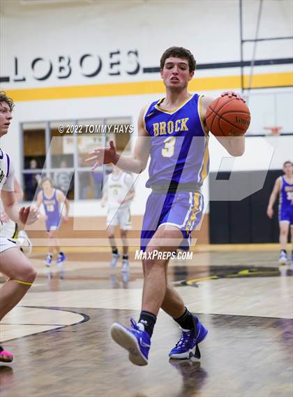 Thumbnail 3 in Merkel vs. Brock (UIL Basketball 3A Area Playoff) photogallery.