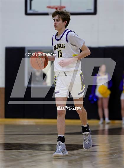 Thumbnail 3 in Merkel vs. Brock (UIL Basketball 3A Area Playoff) photogallery.