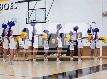 Thumbnail 2 in Merkel vs. Brock (UIL Basketball 3A Area Playoff) photogallery.