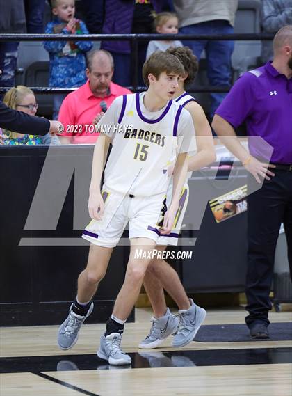 Thumbnail 1 in Merkel vs. Brock (UIL Basketball 3A Area Playoff) photogallery.
