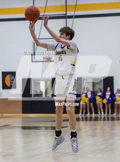 Thumbnail 2 in Merkel vs. Brock (UIL Basketball 3A Area Playoff) photogallery.