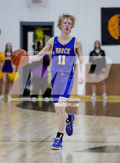 Thumbnail 1 in Merkel vs. Brock (UIL Basketball 3A Area Playoff) photogallery.