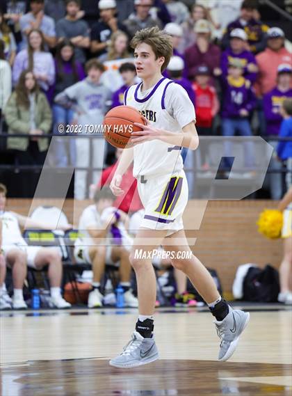 Thumbnail 1 in Merkel vs. Brock (UIL Basketball 3A Area Playoff) photogallery.
