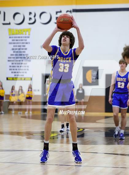Thumbnail 2 in Merkel vs. Brock (UIL Basketball 3A Area Playoff) photogallery.