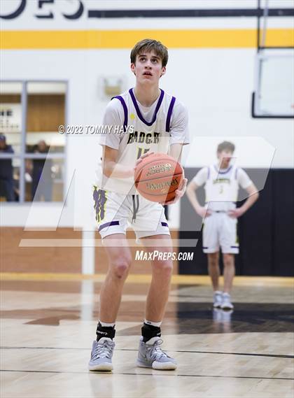 Thumbnail 1 in Merkel vs. Brock (UIL Basketball 3A Area Playoff) photogallery.