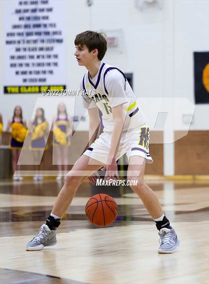Thumbnail 1 in Merkel vs. Brock (UIL Basketball 3A Area Playoff) photogallery.