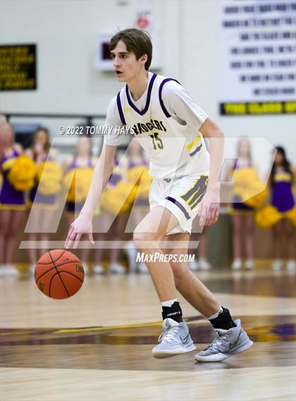 Thumbnail 1 in Merkel vs. Brock (UIL Basketball 3A Area Playoff) photogallery.