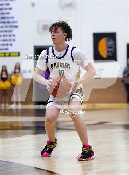 Thumbnail 3 in Merkel vs. Brock (UIL Basketball 3A Area Playoff) photogallery.
