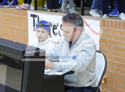 Thumbnail 1 in Merkel vs. Brock (UIL Basketball 3A Area Playoff) photogallery.