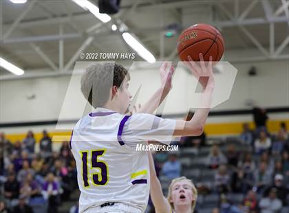 Thumbnail 3 in Merkel vs. Brock (UIL Basketball 3A Area Playoff) photogallery.
