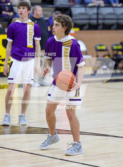 Thumbnail 1 in Merkel vs. Brock (UIL Basketball 3A Area Playoff) photogallery.