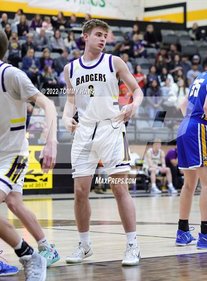 Thumbnail 2 in Merkel vs. Brock (UIL Basketball 3A Area Playoff) photogallery.