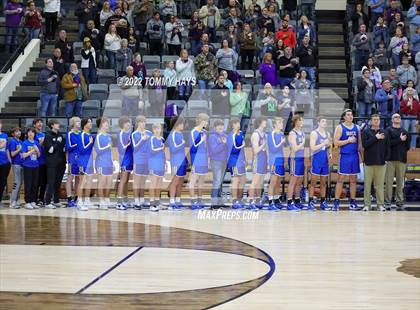 Thumbnail 3 in Merkel vs. Brock (UIL Basketball 3A Area Playoff) photogallery.