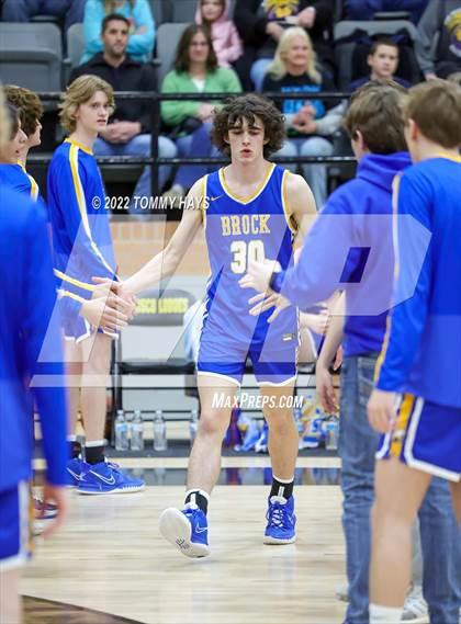 Thumbnail 2 in Merkel vs. Brock (UIL Basketball 3A Area Playoff) photogallery.