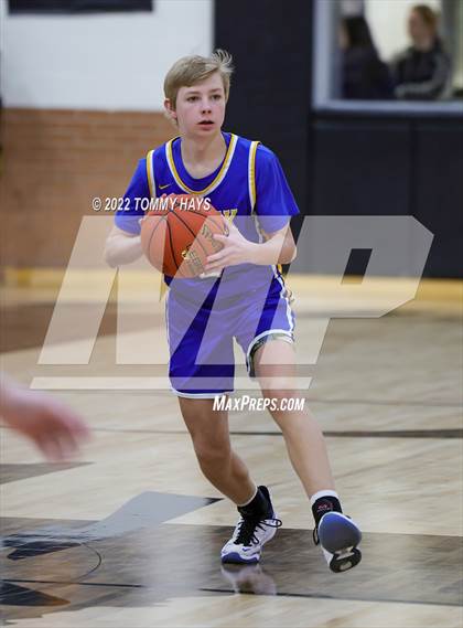 Thumbnail 2 in Merkel vs. Brock (UIL Basketball 3A Area Playoff) photogallery.