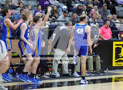 Thumbnail 3 in Merkel vs. Brock (UIL Basketball 3A Area Playoff) photogallery.