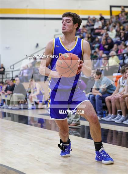 Thumbnail 2 in Merkel vs. Brock (UIL Basketball 3A Area Playoff) photogallery.
