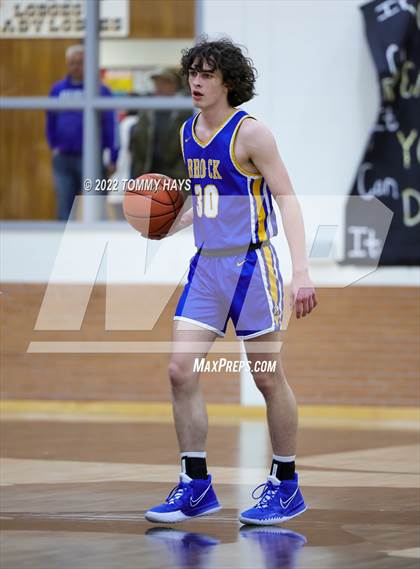 Thumbnail 2 in Merkel vs. Brock (UIL Basketball 3A Area Playoff) photogallery.