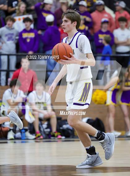 Thumbnail 3 in Merkel vs. Brock (UIL Basketball 3A Area Playoff) photogallery.