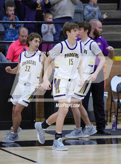Thumbnail 2 in Merkel vs. Brock (UIL Basketball 3A Area Playoff) photogallery.