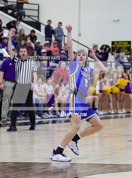 Thumbnail 2 in Merkel vs. Brock (UIL Basketball 3A Area Playoff) photogallery.