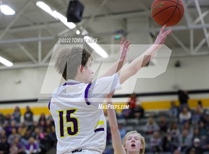 Thumbnail 1 in Merkel vs. Brock (UIL Basketball 3A Area Playoff) photogallery.