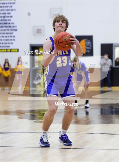 Thumbnail 2 in Merkel vs. Brock (UIL Basketball 3A Area Playoff) photogallery.